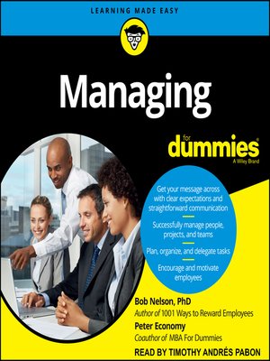 cover image of Managing for Dummies